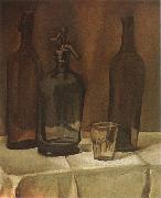 Juan Gris Siphon and winebottle oil painting picture wholesale